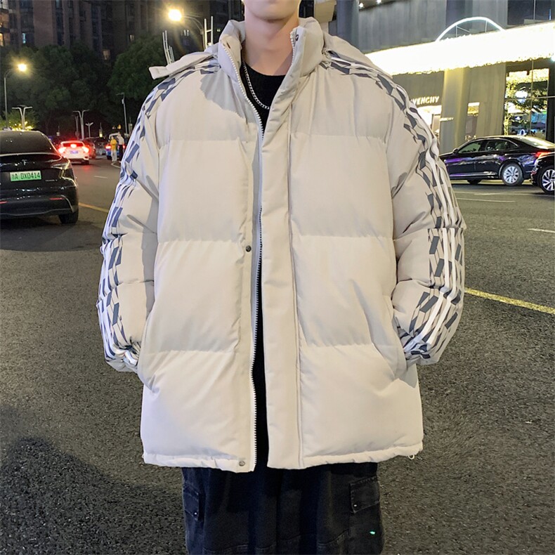 港风2026新品冬季宽松情侣装男装棉衣棉服冬装加厚外套D001-P105图片