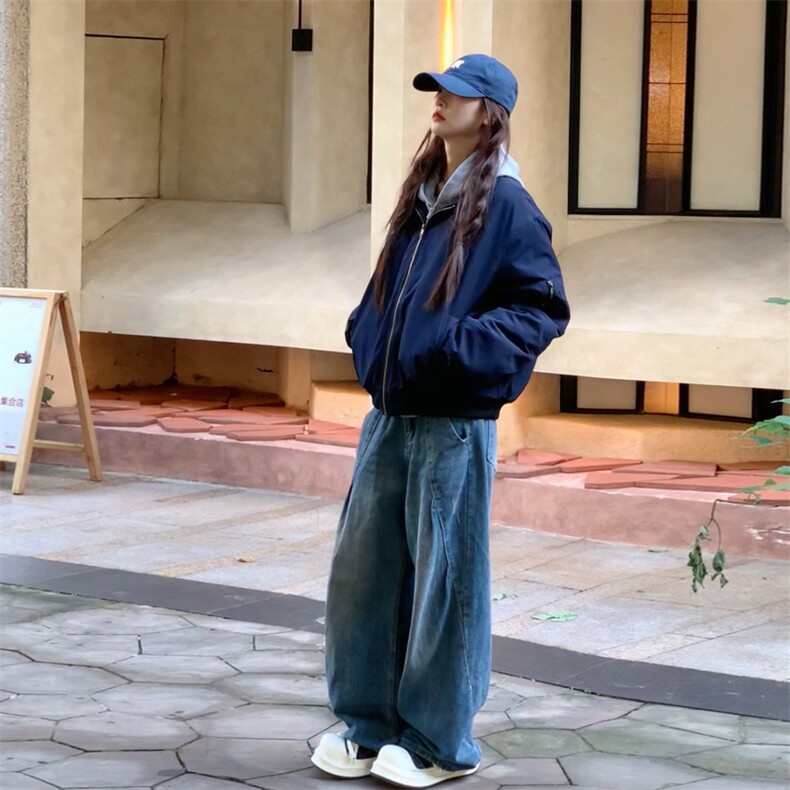 A590-P95美式高街复古飞行员夹克秋冬季夹棉棒球服外套棉衣,男装夹克,星座911