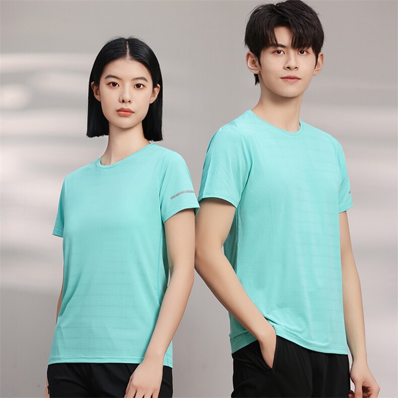 时尚女装冰丝速干T恤多色可选舒适透气适合运动休闲,女装T恤,桦兴羊绒