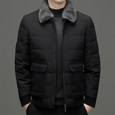 BW68256钱塘2020-2中年男士商务休闲简约翻领冬季厚款羽绒服P780，男装羽绒服，钱塘207-2