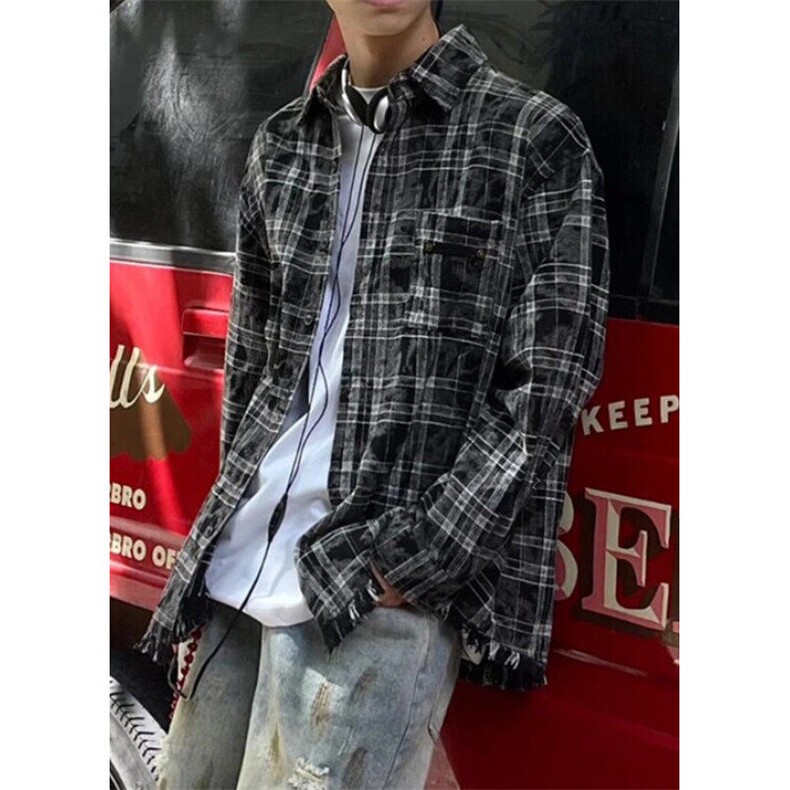 春秋痞帅外套男ins高街港风美式原宿风韩版潮流宽松CJ06,男装衬衫,星座1116A（原606A-3）