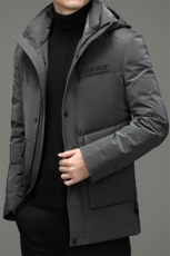 中老年羽绒服男长款白鸭绒保暖爸爸装冬季中年外套HM2168-P295，男装羽绒服，电商B212（原钱塘6029）