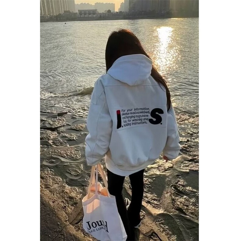 春秋新款立领外套刺绣设计感棒球服小个子宽松百搭休闲夹克上衣,男装夹克,星座506A