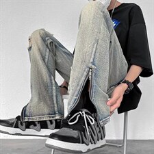 2023年新款男直筒休闲牛仔裤N1222P43图片