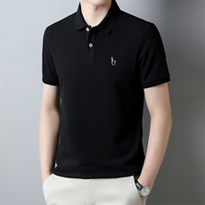 男士夏季短袖T恤时尚百搭翻领POLO衫半袖中年装T恤XY8865-P75，男装T恤，星座1105-3