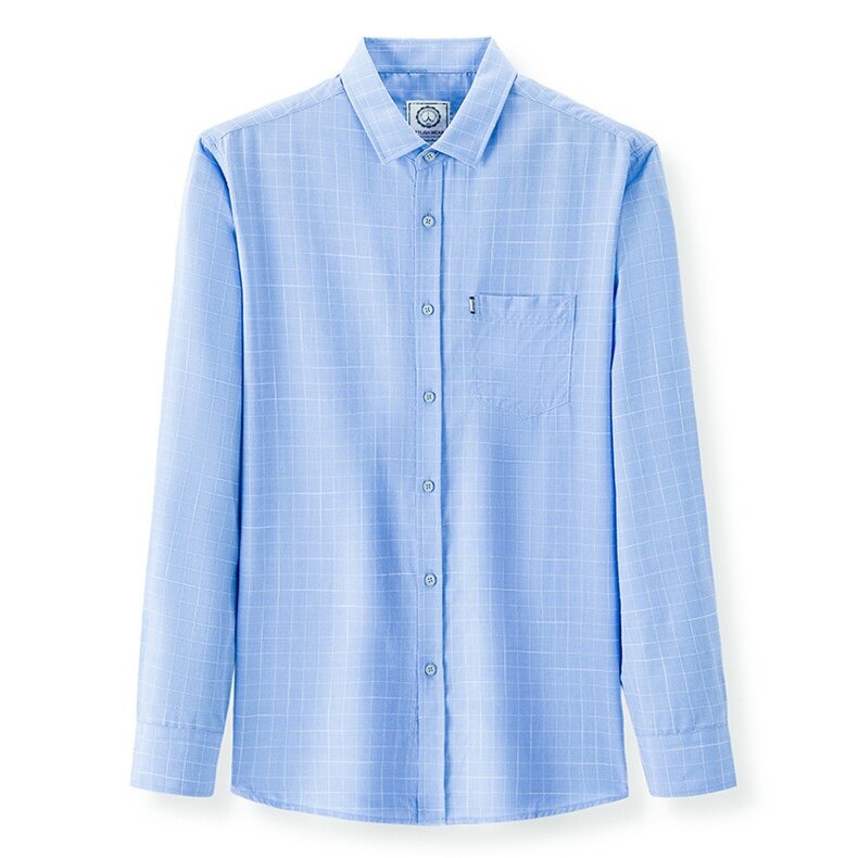 DN-C2207男式服装秋新款衬衫男长袖翻领休闲四季可穿衬衣P58,男装衬衫,电商B360