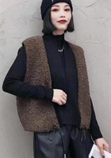 羊羔毛马夹，女装马甲，添衣