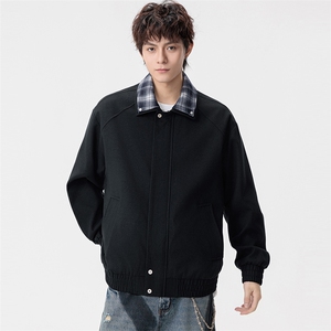 美式大码休闲夹克外套 8571-P75控159大码元图片
