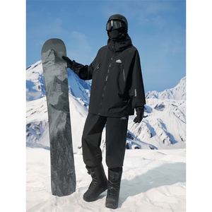 防水防风保暖滑雪服男单板中性风套装HF93+K1077J加绒-P260控388图片
