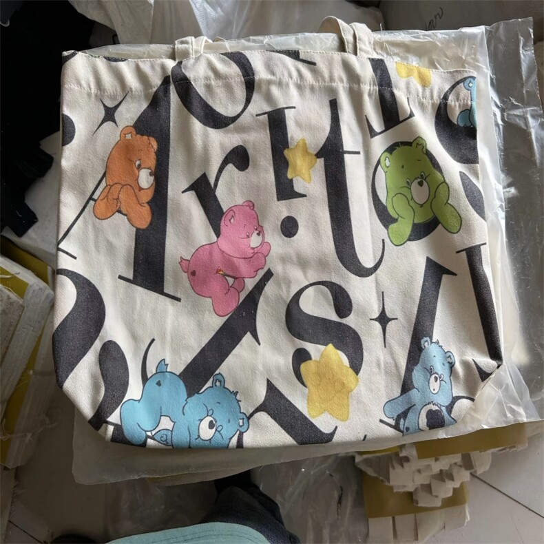 花布包，金雅毛绒玩具