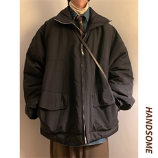 冬季工装棉服男宽松大落肩棉衣外套101P110控158，男装棉衣，电商A309