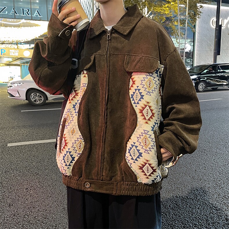 美式刺绣飞行员夹克棒球服男春秋季港风潮牌宽松百搭情侣外套,男装夹克,星座716-2