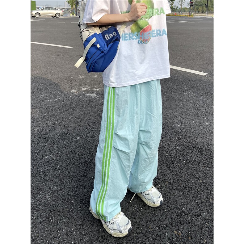 XZ612-K661-P55控75夏季多巴胺糖果色薄款伞兵裤速干裤冰丝裤5,男装休闲裤,星座612