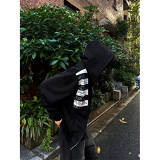 美式复古连帽外套男女生2025秋冬装新款休闲宽松学生卫衣夹克，男装夹克，星座601-1