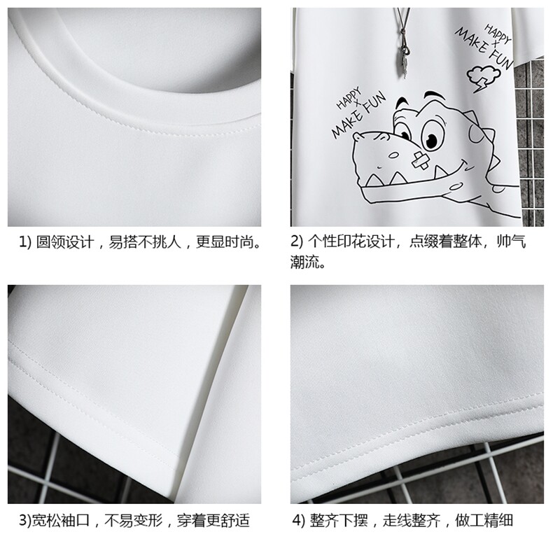 TK28136-P25春夏季七分袖t恤男大码五分袖男短袖中袖网格挂拍,男装T恤,电商A040A