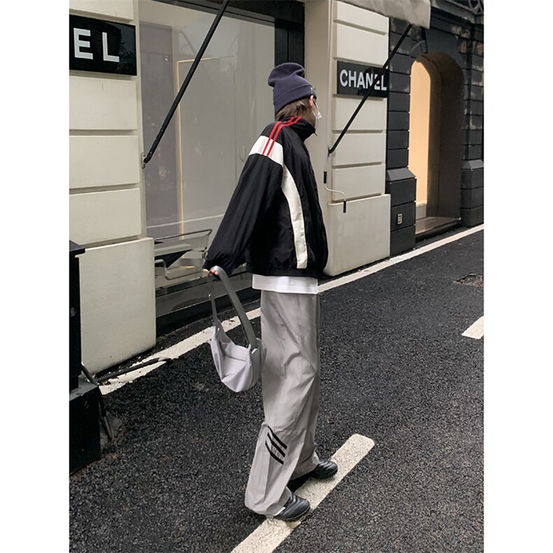 B221美式ins街头hiphop休闲情侣宽松运动裤子LK23117-P60控78,男装休闲裤,电商B221