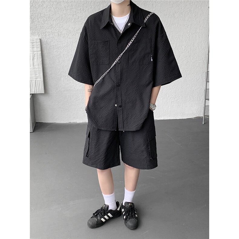 TZ25116-P52特批-控88大码工装机能套装速干两件套,男装休闲套装,电商D232