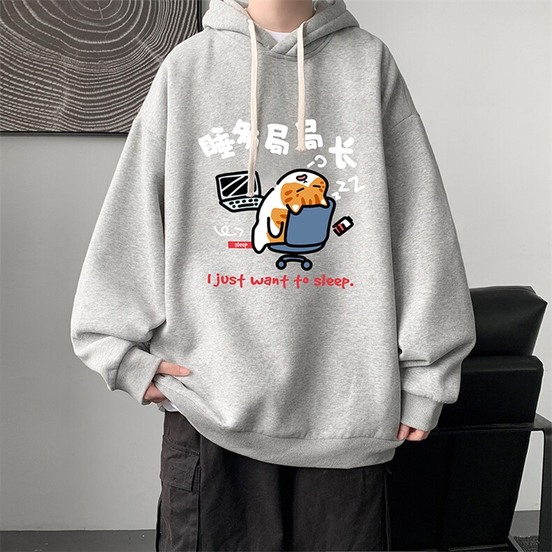 连帽卫衣男大码胖子帽衫大号运动服WY2447-P35,男装卫衣,电商A040