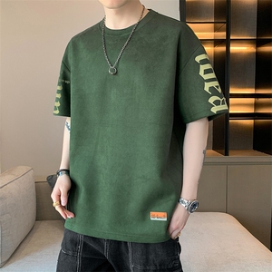 新款短袖男店主风夏季t恤休闲百搭印花圆领T恤男上衣TC3136-P35图片