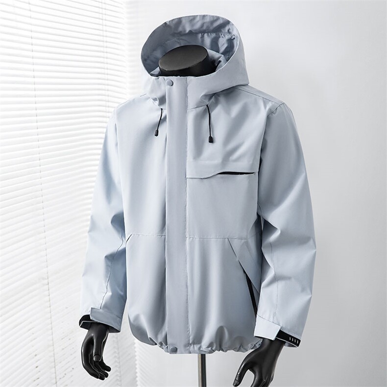 2026春季新款男女同款高品质户外登山服青少年学生冲锋衣夹克外套，男装夹克，星座1402-1