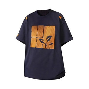 万针全刺绣工艺 抖音得物高品质260克纯棉双纱美式高街短袖T恤P33图片