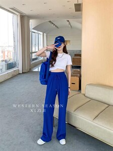 2022新款L107防晒拖地裤图片