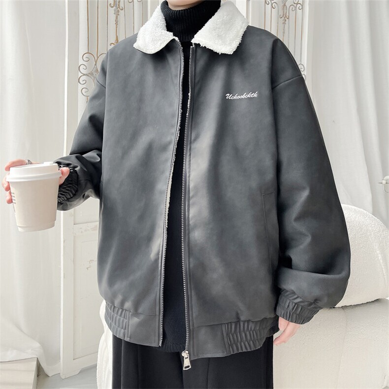 2024 冬季新款 旋律风车大码加绒皮棉衣M-5X HM24998-特P75图片
