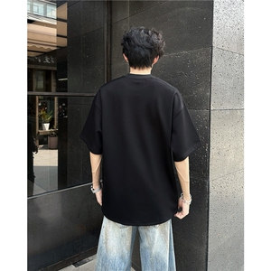 夏季新款cleanfit短袖设计感小众半拉链圆领T恤休闲T5578-P37图片