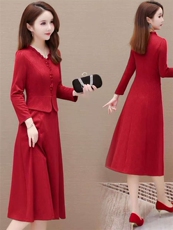 时尚妈妈旗袍连衣裙婚宴2025气质礼服新款洋气显中长瘦裙子，女装连衣裙，娇莉