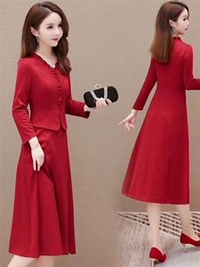 时尚妈妈旗袍连衣裙婚宴2025气质礼服新款洋气显中长瘦裙子图片