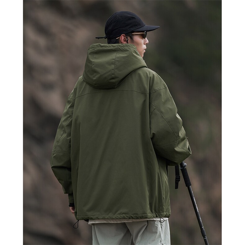 冬新户外防风防水滑雪服男潮加棉加厚中性风保暖夹克外套M70-P140图片