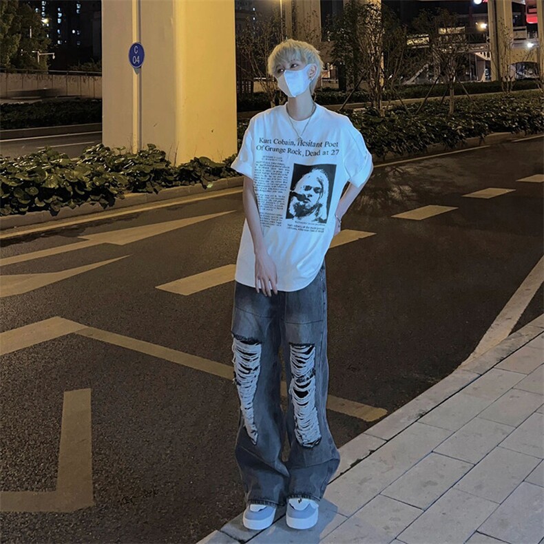 高点击！！纯棉重磅美式复古短袖T恤T31-P35,男装T恤,星座310A-4