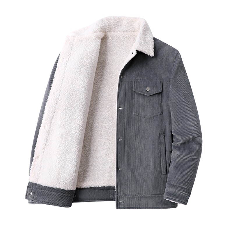 主推L-8XL冬款羊羔绒加厚棉服男潮大码保暖棉衣XZ109-P105-115图片