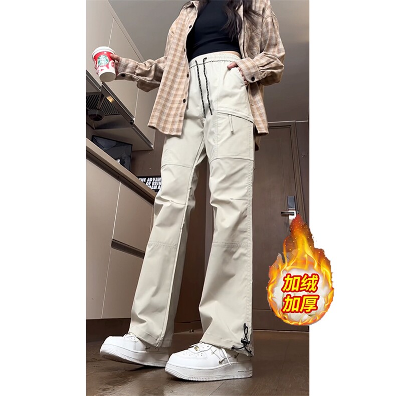 加绒秋冬户外防水冲锋裤休闲工装裤K830-1特P55有薄款，男装工装外套，电商A309