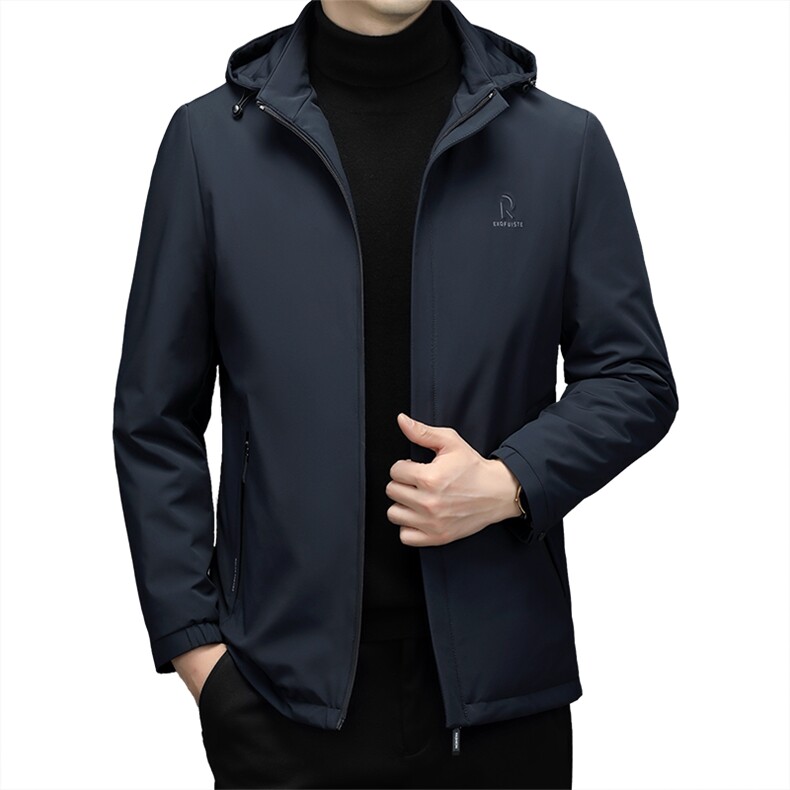 CA101022671钱塘2020-2冬季厚款保暖连帽中年男士羽绒服P210,男装羽绒服,钱塘207-2