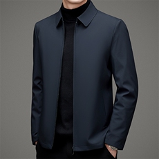 秋冬季男可卸内胆棉衣翻领棉服中年休闲爸爸装外套ZL32131-P190，男装棉衣，电商B212（原钱塘6029）