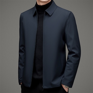 秋冬季男可卸内胆棉衣翻领棉服中年休闲爸爸装外套ZL32131-P190图片