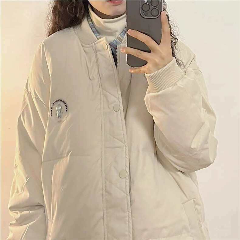 2025年新款冬季棉衣设计感小众棉袄ins棒球棉服外套男女潮JKS535,男装棉衣,星座516A