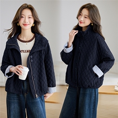 2580-立领休闲外套，女装短外套，文熹诺