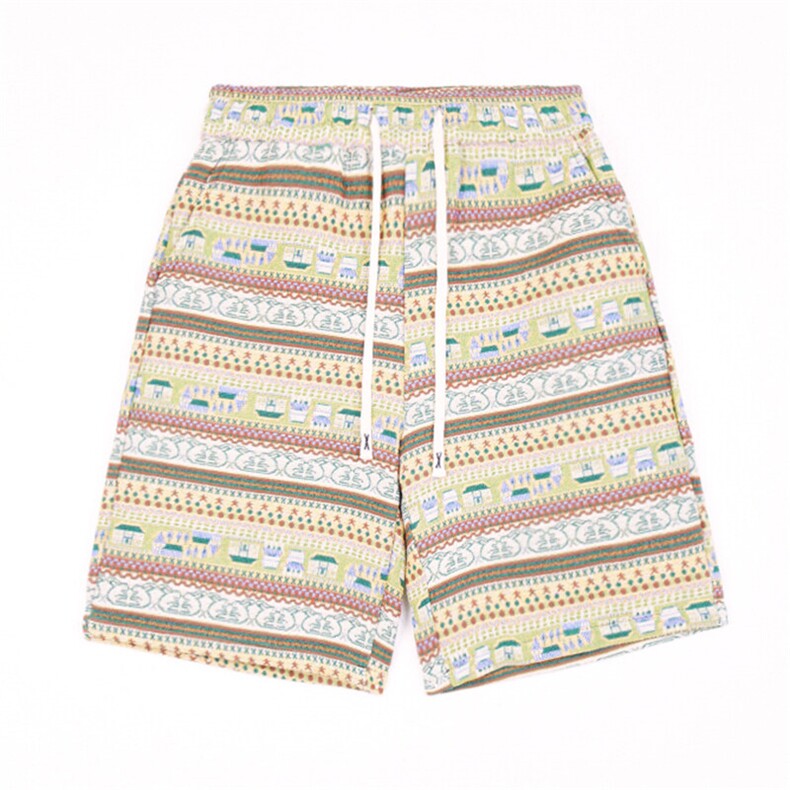 美式高街潮牌休闲短裤潮流宽松五分裤A086-DK409-P23，男装牛仔裤，电商基地A086