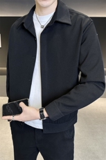 店主风夹克男2025秋款西装外套男上衣纯色百搭B317/5822/P125，男装夹克，电商B317