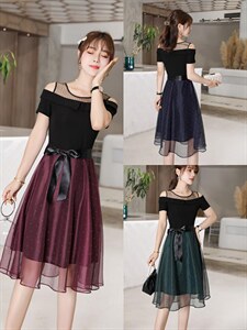 时尚连衣裙，女装连衣裙，湘怡服饰