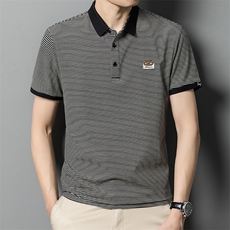 polo衫短袖男夏季潮牌2024新款半袖上衣宽松翻领t恤男SW559-P65，男装Polo衫，星座1105-3