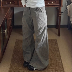 美式复古美拉德咖棕色弯刀牛仔裤男女2025春新款显瘦直筒阔腿长裤，男装牛仔裤，星座506A