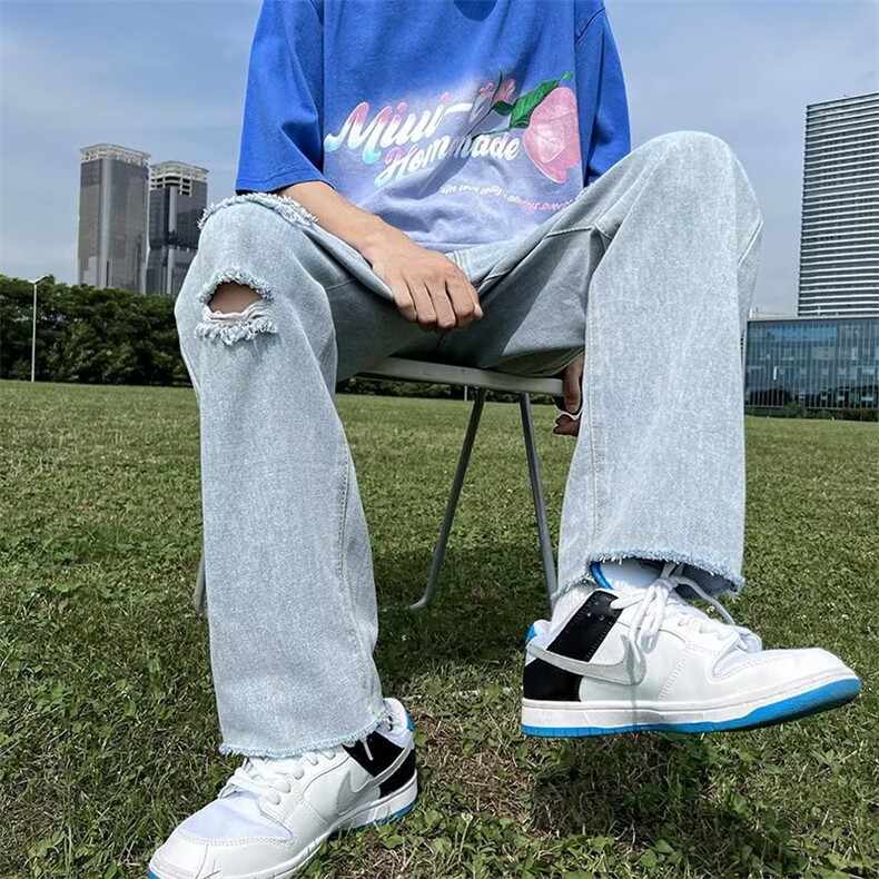 牛仔裤男夏季潮大码休闲裤子N984P36,男装牛仔裤,星座1116-2