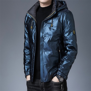 冬季新款羽绒服男士连帽2023年新款加厚保暖中年男装保暖外套图片