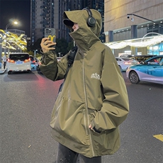 A967-P65男款山系机能风冲锋衣外套春秋季美式潮牌户外风衣夹克，男装夹克，星座512-6
