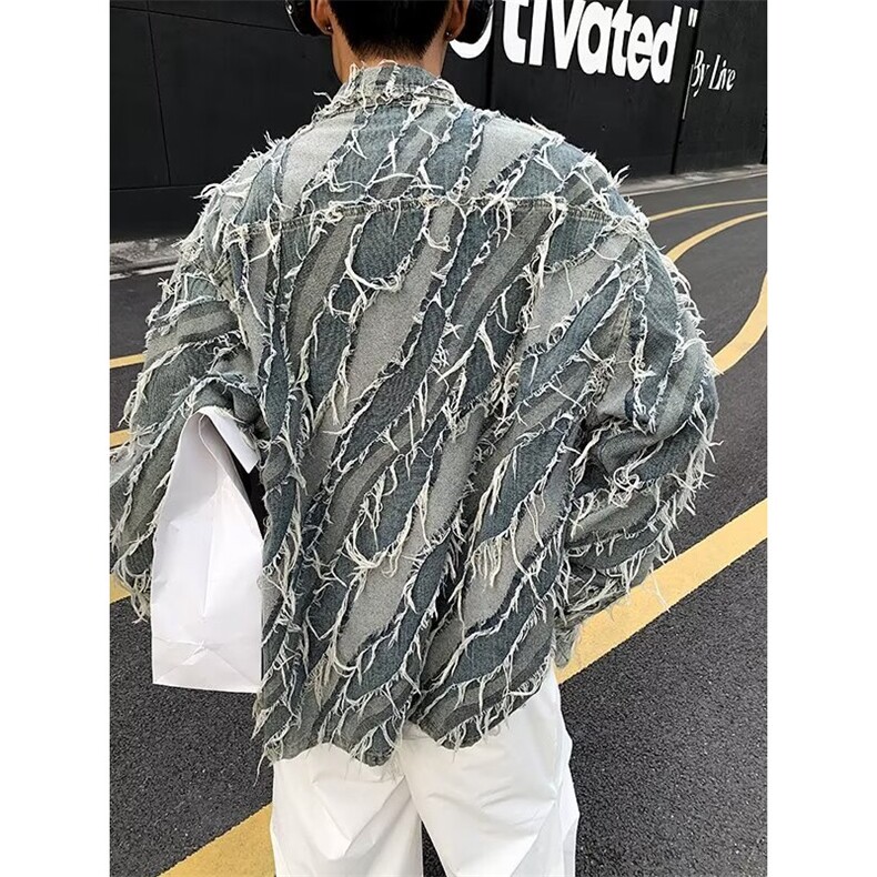 高街个性秋季新款美式复古夹克水洗外套W3502P75,男装夹克,星座1116-2