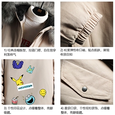 MM48079-P130冬季大毛领棉衣男士大码加厚棉袄男棉服网格，男装棉衣，电商A040A