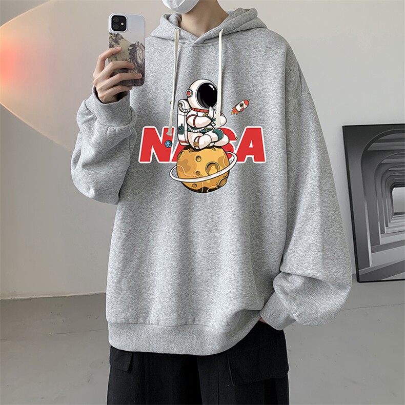 连帽卫衣男大码运动服帽衫外套WY2289-P35加绒款-P40,男装卫衣,电商A040